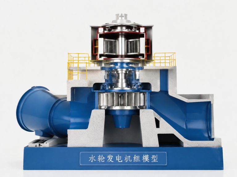 通辽水轮发电机组剖视模型